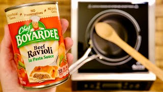 How To Cook Chef Boyardee Ravioli [upl. by Damour]