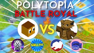 EPIC Polytopia YouTuber BATTLE ROYAL  Midjiwan VS Tolbby [upl. by Llehcsreh538]