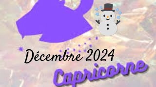 Capricorne ♑ décembre 2024 Une fin dannée sous la prospéritéchance après une période difficile [upl. by Kirsteni163]