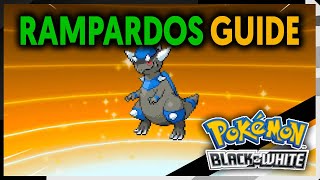 HOW TO GET RAMPARDOS ON POKEMON BLACK AND WHITE [upl. by Aynotal]