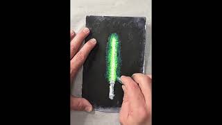 Stippling Technique Lightsaber Time lapse [upl. by Nnawaj]