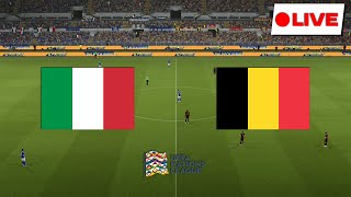 🔴Italy vs Belgium LIVE🔴UEFA Nations League🔴Live Match Today [upl. by Cthrine510]