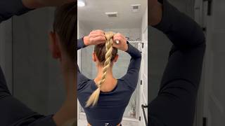 Gym Hairstyle of the Day grwm hairtutorial teacherstyle gymshark [upl. by Neltiak]