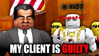 My Viewers Took Me to Court in Roblox [upl. by Delisle]