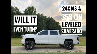 How bad does it rub 24x14S amp 35s [upl. by Lindholm]