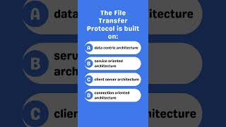 The File Transfer Protocol is built on [upl. by Ezzo]