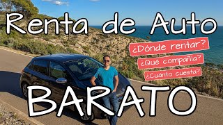 Dónde rentar un auto 🚗 Cuál arrendadora de autos contratar 🤑 Cómo rentar un carro barato [upl. by Etaner]