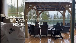 rimrock resort hotel  banff  deluxe view 2 queen beds [upl. by Amethyst]