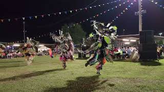 Comanche Nation Fair Powwow 2024 Jr Adult Mens Fancy 1 song 🎵 [upl. by Thoma484]