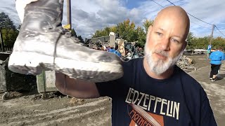 Austrian Military Boots – How to clean My Feldschuh boots After Red Cross Flood Relief Effort 🇦🇹 [upl. by Annaid169]