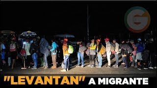 Cártel de Tijuana quotlevantaquot a migrante hondureño CaravanaMigrante [upl. by Palm]