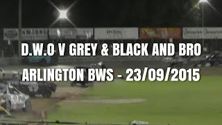 DWO V Grey amp Black and Bro  Arlington BWS  23092015 [upl. by Reggi]