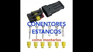 CONECTORES ESTANCOS COMO MONTARLOS [upl. by Nodnarb]