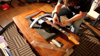 Matt Stottmann talks about Neck Illusions Graphic Fretboard Inlays Customize Your Guitar [upl. by Notsle128]