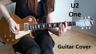 U2  One Guitar cover [upl. by Hayikat]