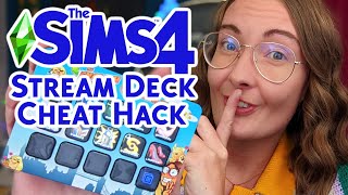 Never type a sims 4 cheat again using the elgato stream deck hack [upl. by Leclair]