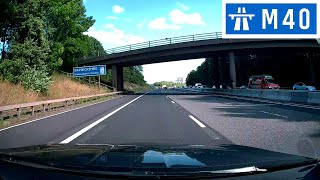 M40 Motorway Birmingham M42 to J15 A46A429 Warwick Southwest [upl. by Hotchkiss]