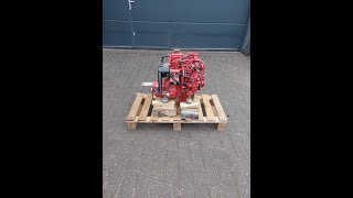 Beta Marine Kubota 10pk scheepsmotor met keerkoppeling en warmtewisselaar [upl. by Ardnekat]