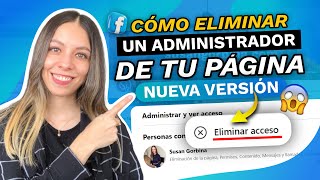 COMO ELIMINAR UN ADMINISTRADOR DE MI PAGINA DE FACEBOOK 2024 ✅ [upl. by Colas220]