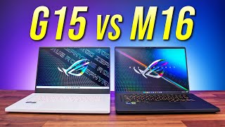 ASUS Zephyrus G15 vs M16  Intel or AMD in 2022 [upl. by Crosley]