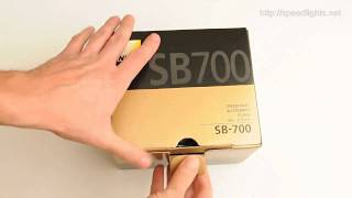 Speedlightsnet Unboxing Nikon SB700 Speedlight Flash [upl. by Quartet]