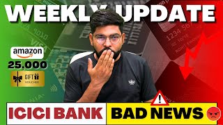 Credit Card Weekly Updates  ICICI Bank Major Devaluation  25000 Amazon Gift Voucher [upl. by Lennej]