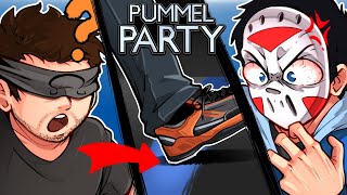 Pummel Party  OHM CROSSED THE LINE New Mini Games [upl. by Alodee717]