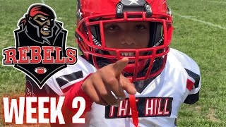 HILL DISTRICT REBELS VLOG 🎥 • WEEK 2 🏈 [upl. by Hurless]