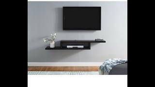 DIY WayFair Floating TV Stand [upl. by Ellehcen]