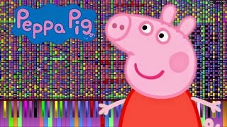 IMPOSSIBLE REMIX  Peppa Pig Theme Song  Piano Cover [upl. by Champagne730]