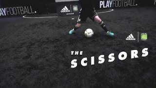 Coerver Moves – Scissors [upl. by Einram18]