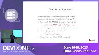 Building an OpenSSL 3 provider for PKCS11  DevConfCZ 2023 [upl. by Bohrer]