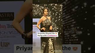 Priyanka slayed hard 💥💥no overacting drama on ramp priyankit priyankachaharchoudhary ankitgupta [upl. by Yeung]