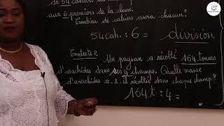 Cours  CE2  Mathématiques Activités numériques  Le sens de la division  Mme Sarr [upl. by Eeroc]