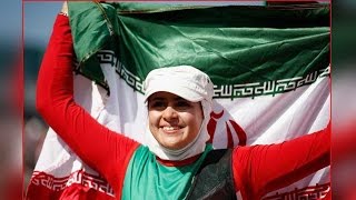 Iranian female archer breaks norm at Rio Olympics leads team into opening ceremony  Oneindia News [upl. by Gilberte]