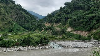 Hydro power house 🏡River Flood Side to plantNepal tourHaiderAliVlogsnature viral [upl. by Aleac]