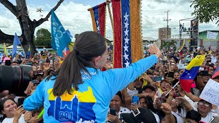 María Corina en Maturín  Discurso [upl. by Etsyrk]