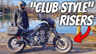 The Rebel 1100 quotClub Stylequot Handlebar Riser Solution [upl. by Cheyne989]