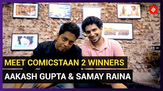 Comicstaan 2 winners Samay Raina and Aakash Gupta imitate contestants [upl. by Coryden516]