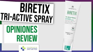 BIRETIX Tri Active SPRAY corporal ⭐ OPINIONES Biretix Spray Tri Active 💚FARMACIA SENANTE [upl. by Goldin]