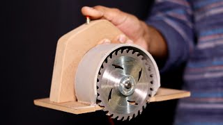 WOW Amazing DIY Circular Saw From DC Motor [upl. by Griffie]