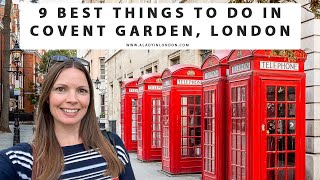 9 THINGS TO DO IN COVENT GARDEN LONDON  Neals Yard  Piazza  Seven Dials  Hidden Places  Shops [upl. by Munafo]