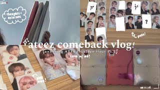 atiny vlog  unboxing ATEEZ GOLDEN HOUR PT2 To Diary and For versions ♡ [upl. by Swenson]