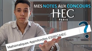 Mes notes aux concours HEC 2023  déçu ou satisfait [upl. by Pax]