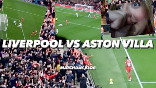 IS ANFIELD STARTING TO BELIEVE  LFC TOP OF THE LEAGUE Liverpool vs Aston Villa Matchday Vlog [upl. by Essined]