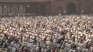 Muslims perform congregational Eid alAdha [upl. by Burrow]