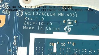 ACLU3 ACLU4 NMA361 REV 10 Bios Lenovo G5080 [upl. by Bergeron905]