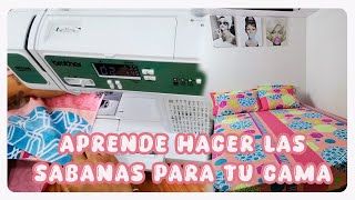 APRENDA HACER LAS SABANAS Para su cama en cualquier medida tiendetucama cobijas sabanas [upl. by Tiny]