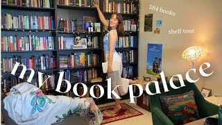 BOOKSHELF TOUR 🏰 a tour of my home library [upl. by Row]