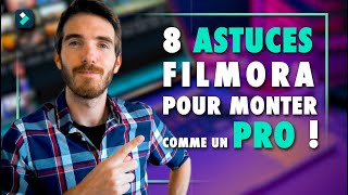 8 ASTUCES PRO pour gagner du temps sur FILMORA  Tutoriel Filmora 12 [upl. by Flieger228]